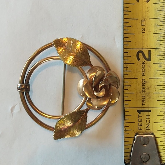 Krementz Rose brooch - Picture 4 of 6